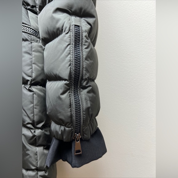 MONCLER Betulong dark green puffer hooded jacket size 00 NWT - Picture 15 of 16